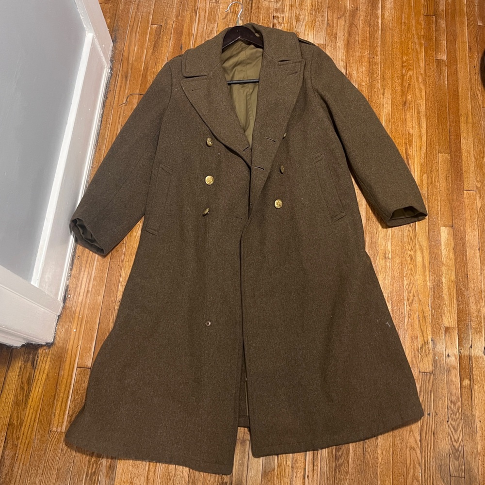 Vintage 1940s Men’s  US Army Coat